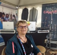 Martine Mancion - Pr&eacute;sidente du Festival de la Camargue